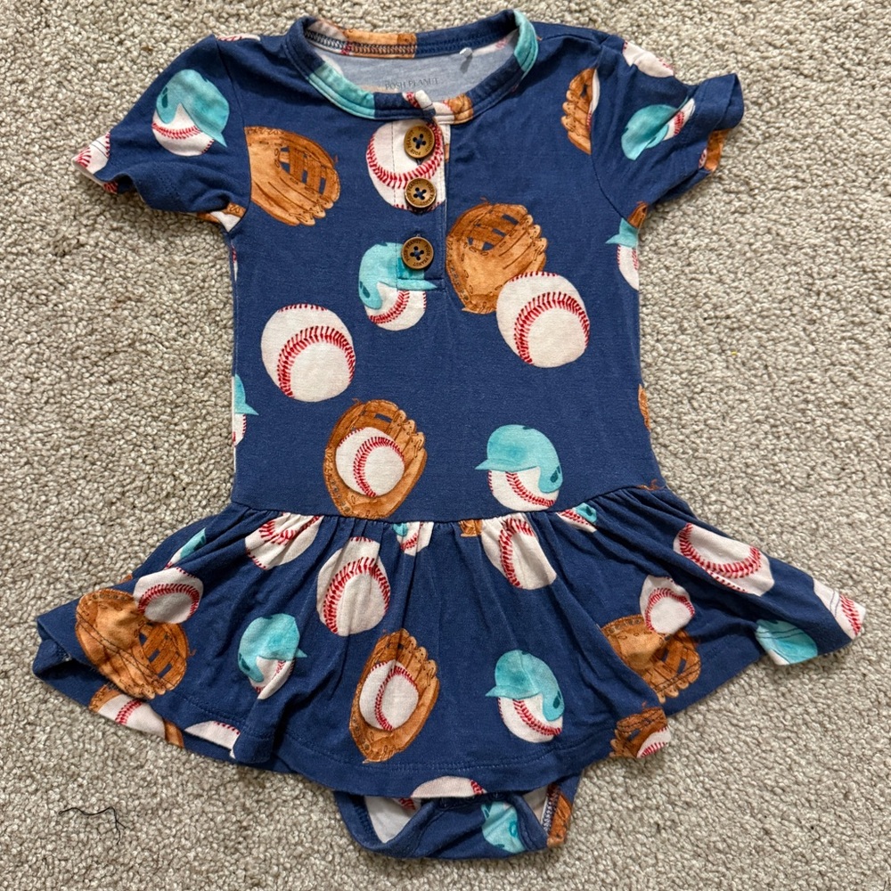 Posh Peanut Homer bodysuit Twirl 6-12M